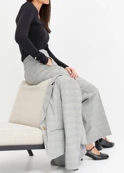 Blazer à carreaux écossais