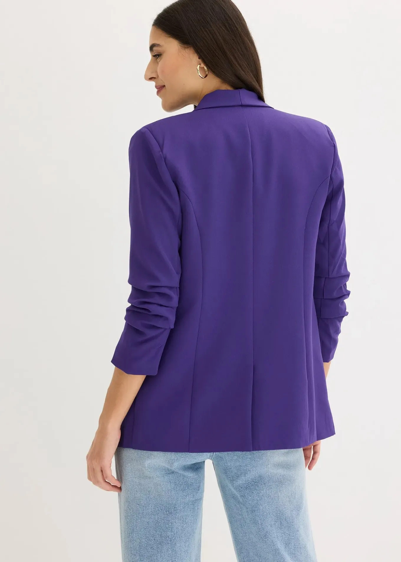 Blazer à manches froncées