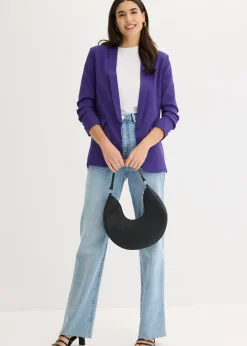 Blazer à manches froncées