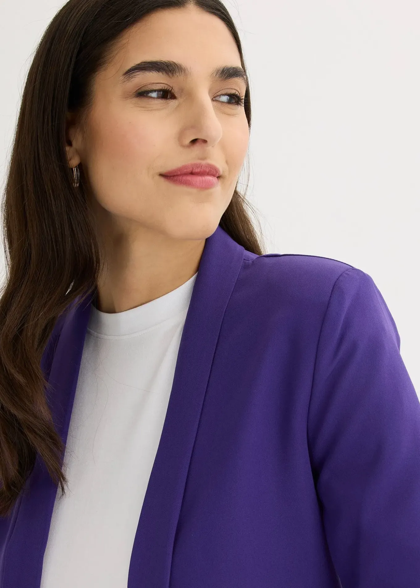 Blazer à manches froncées