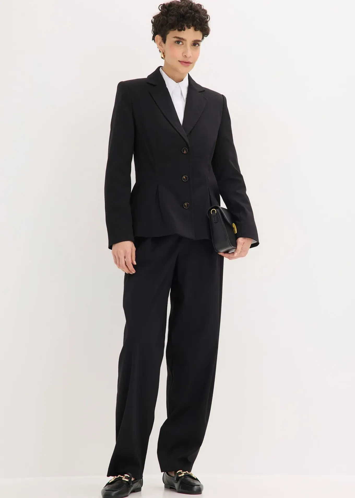 Blazer à plis couchés