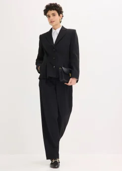 Blazer à plis couchés