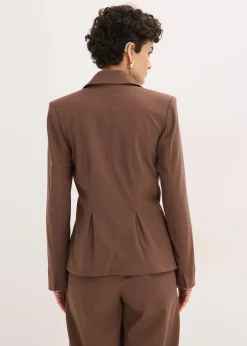 Blazer à plis couchés