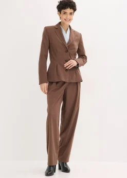 Blazer à plis couchés