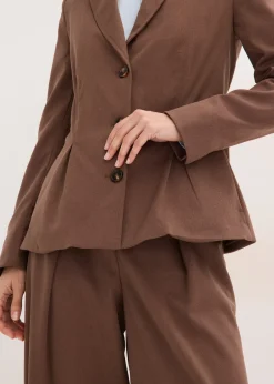 Blazer à plis couchés