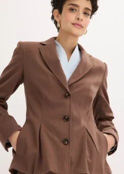 Blazer à plis couchés