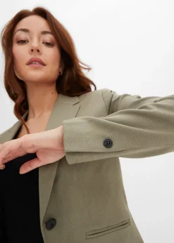 Blazer à poches passepoilées