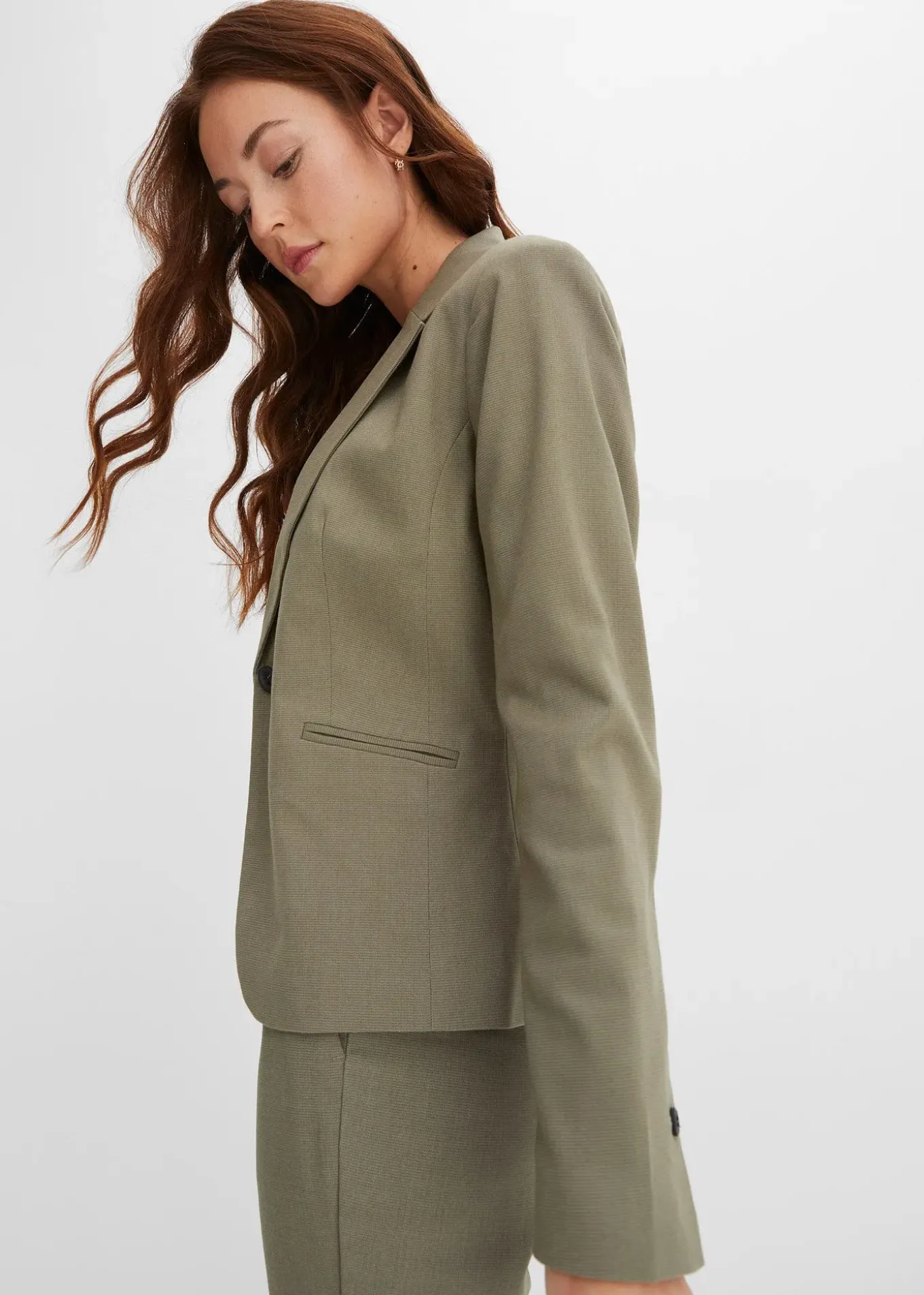 Blazer à poches passepoilées