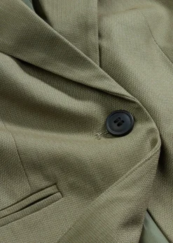 Blazer à poches passepoilées