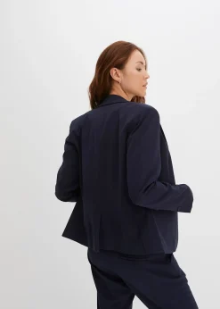 Blazer à poches passepoilées