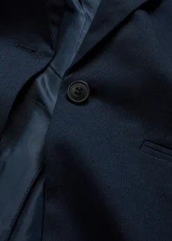 Blazer à poches passepoilées