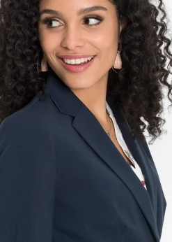 Blazer à poches passepoilées, petite stature