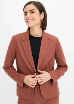 Blazer à poches passepoilées
