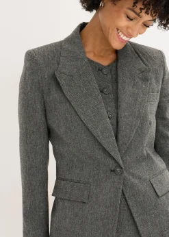 Blazer aspect tweed