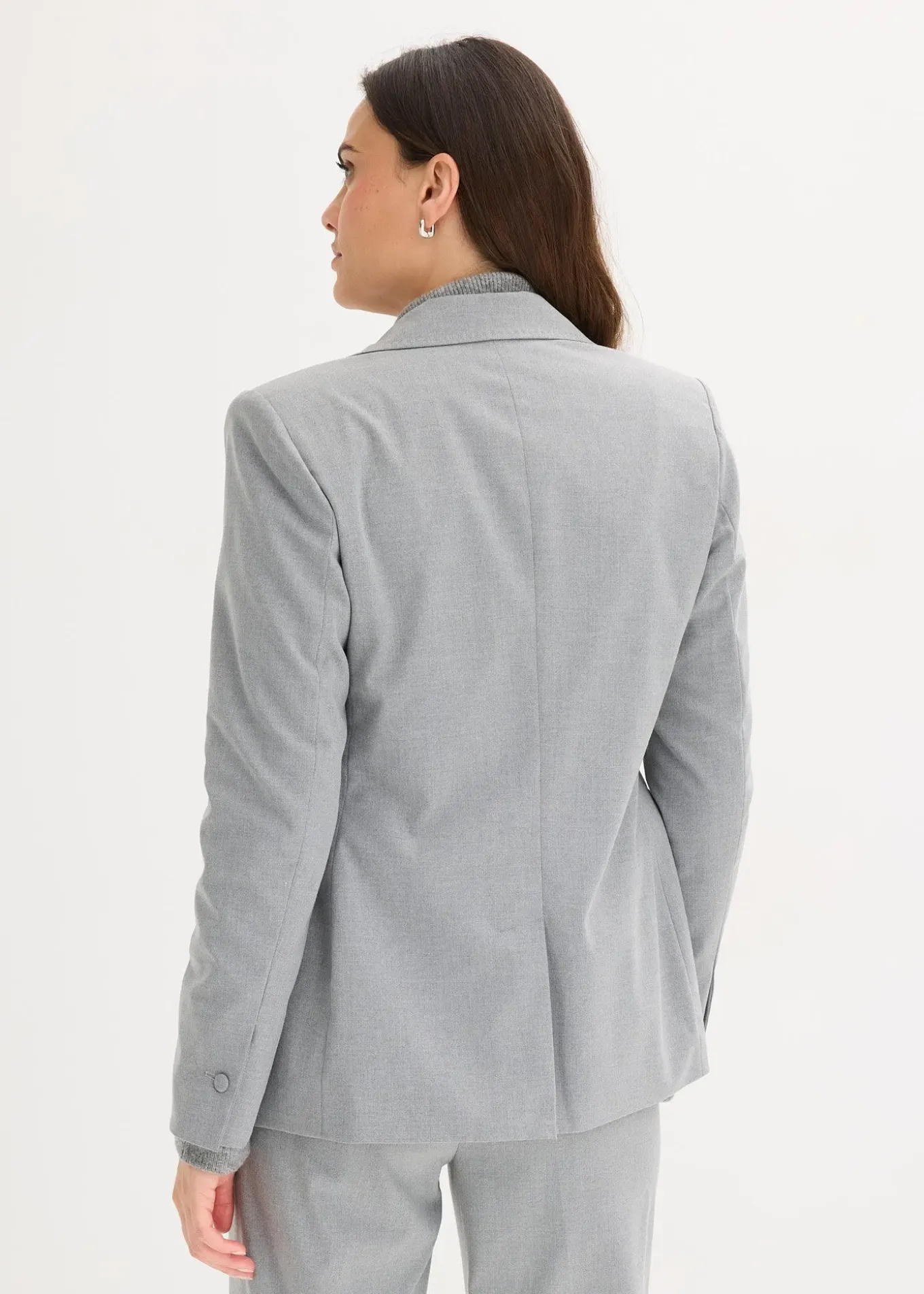 Blazer avec détails surfilés décoratifs