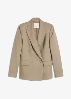 Blazer avec Lyocell, effet froissé