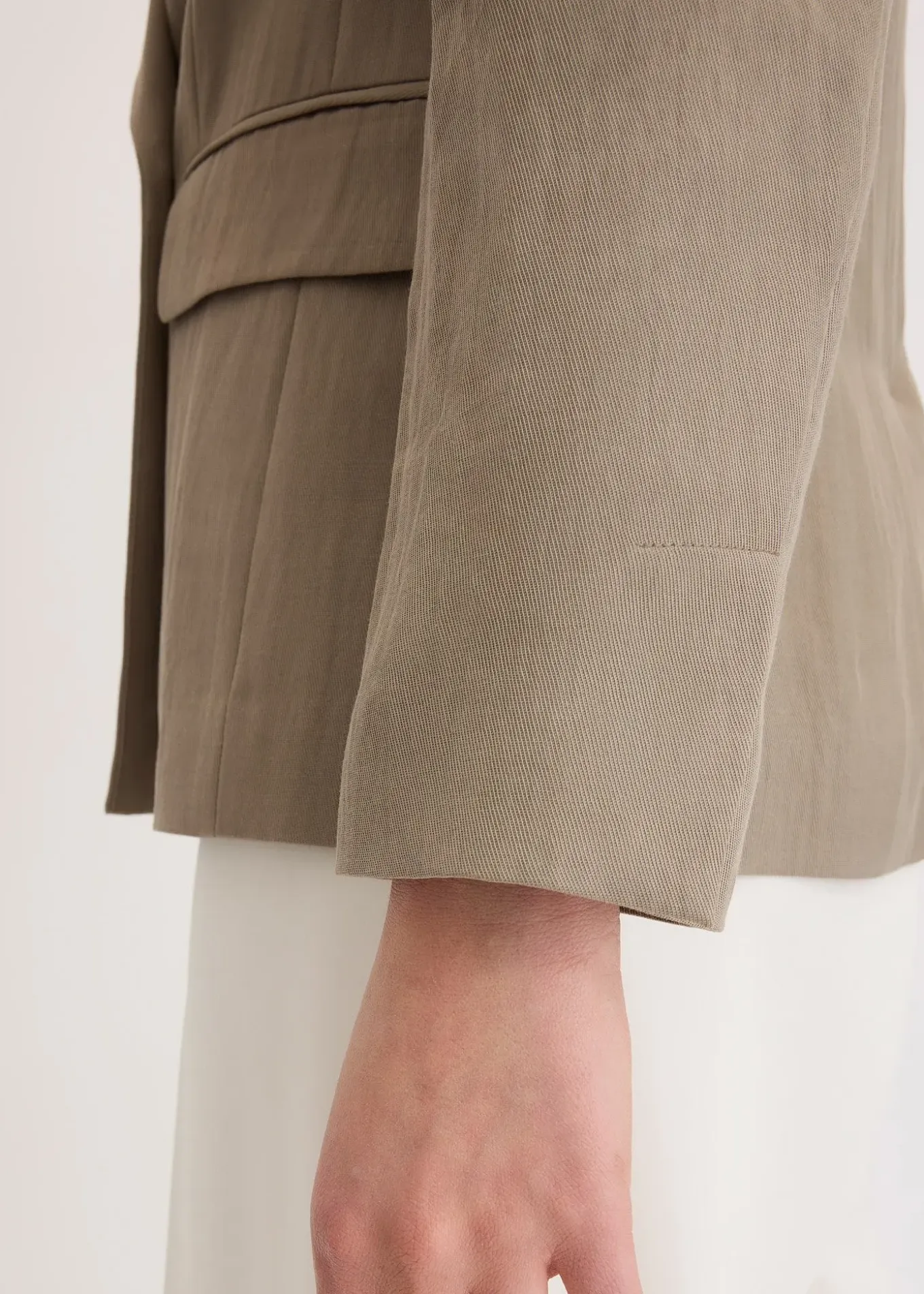 Blazer avec Lyocell, effet froissé