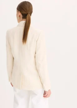 Blazer avec Lyocell, effet froissé