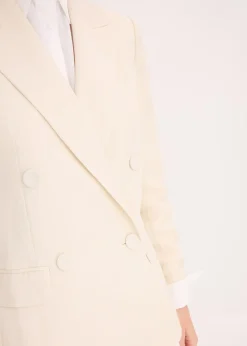 Blazer avec Lyocell, effet froissé