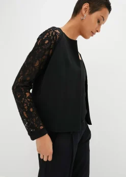Blazer avec manches en dentelle