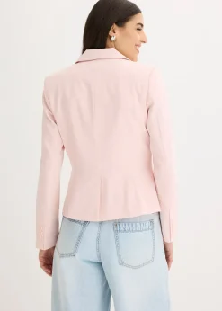 Blazer court avec poches à rabat