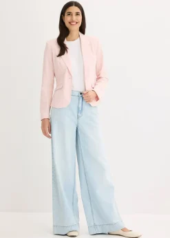 Blazer court avec poches à rabat