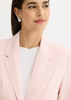 Blazer court avec poches à rabat