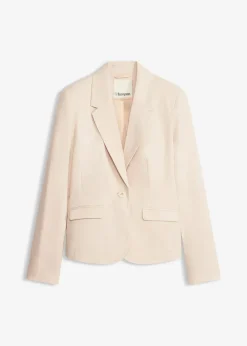 Blazer court avec poches à rabat