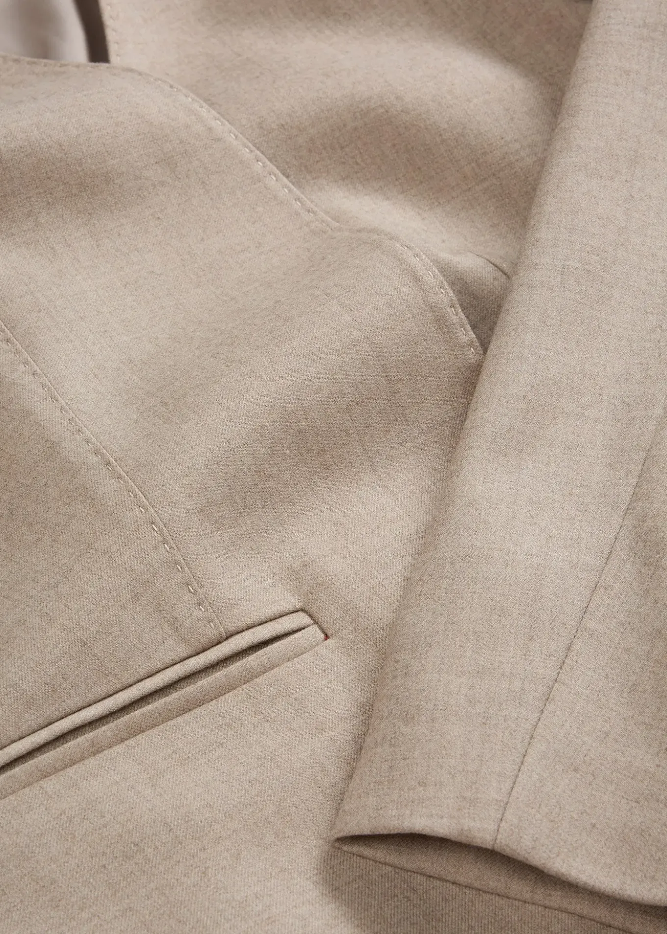 Blazer doux sans col