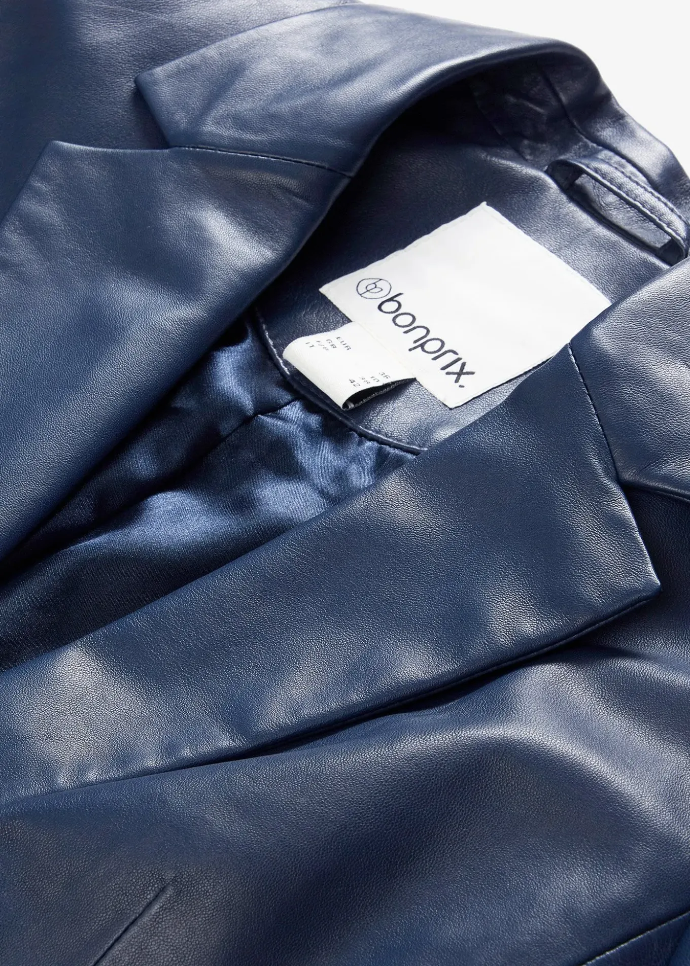 Blazer en cuir d’agneau nappa