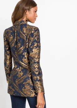 Blazer en jacquard brillant