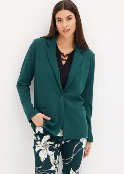 Blazer en jersey crêpe