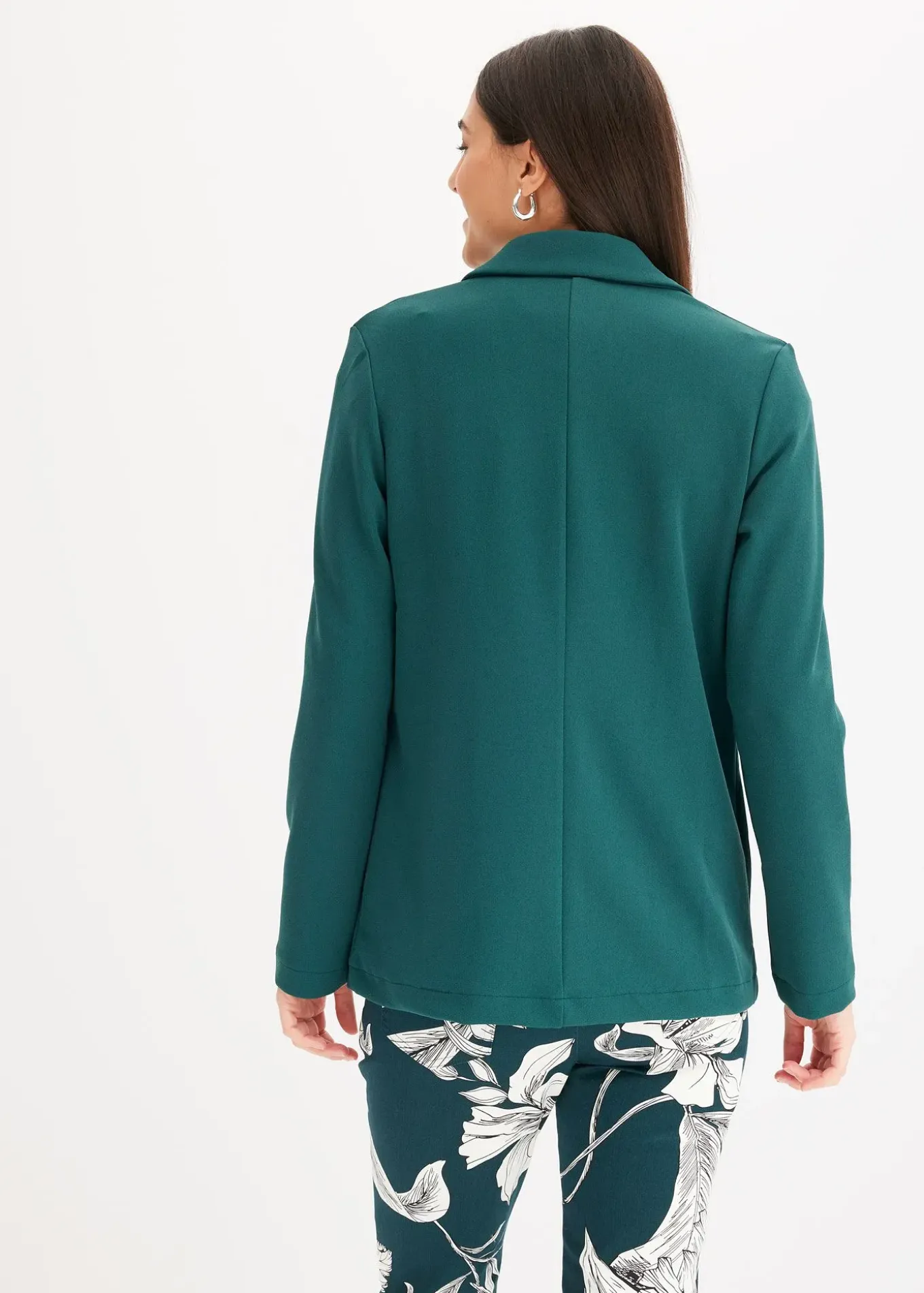 Blazer en jersey crêpe