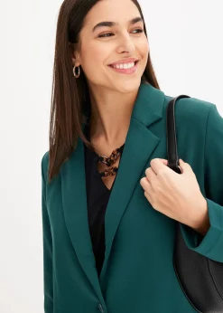 Blazer en jersey crêpe