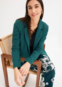 Blazer en jersey crêpe