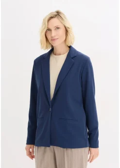 Blazer en jersey crêpe