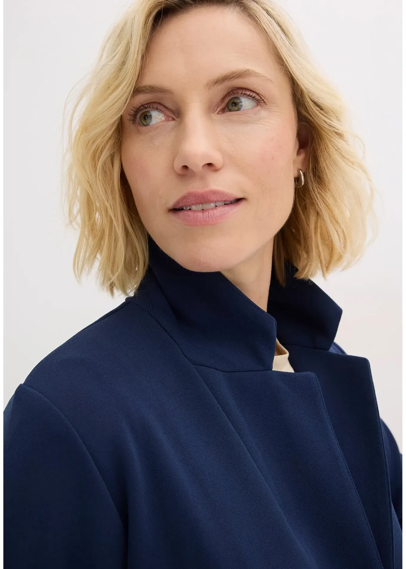 Blazer en jersey crêpe