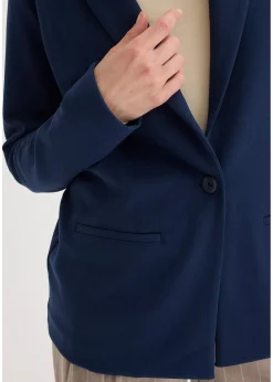 Blazer en jersey crêpe