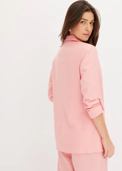 Blazer en lin mélangé