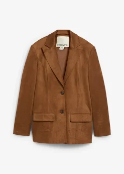 Blazer en suédine