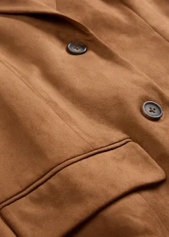 Blazer en suédine