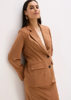 Blazer en suédine