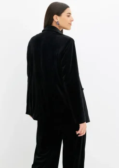 Blazer en velours doux