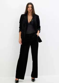 Blazer en velours doux