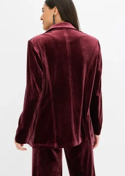 Blazer en velours doux