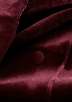 Blazer en velours doux