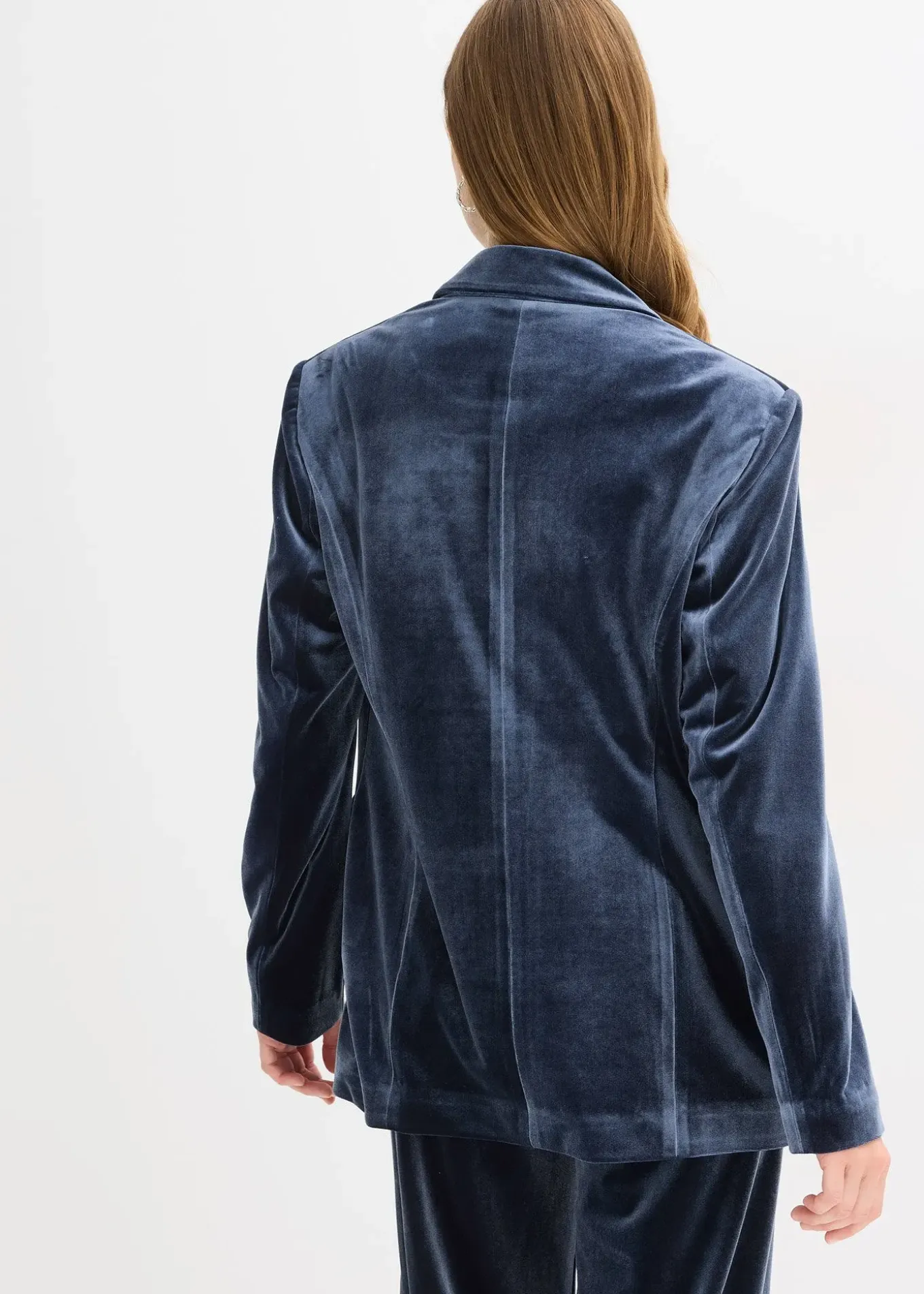 Blazer en velours doux