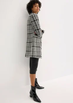 Blazer long en maille bouclette