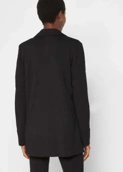 Blazer long en maille Milano de viscose mélangée