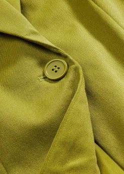 Blazer long en viscose mélangée